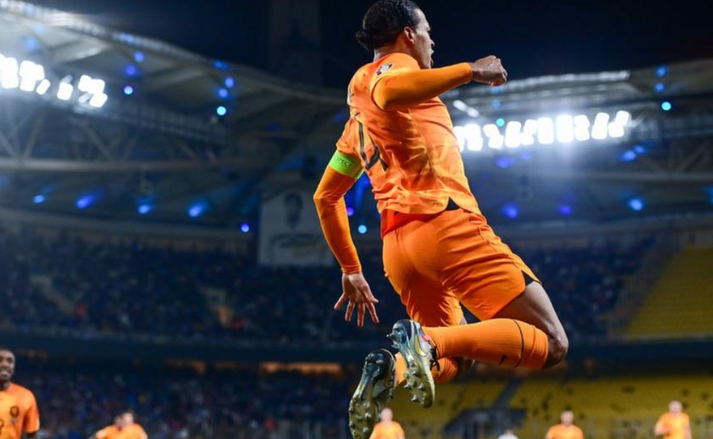 “Liverpool’s defender Virgil van Dijk secured a vital win for the Netherlands in Euro 2024 qualifying with his 93rd-minute penalty against Greece.” – Victory Visions Blog