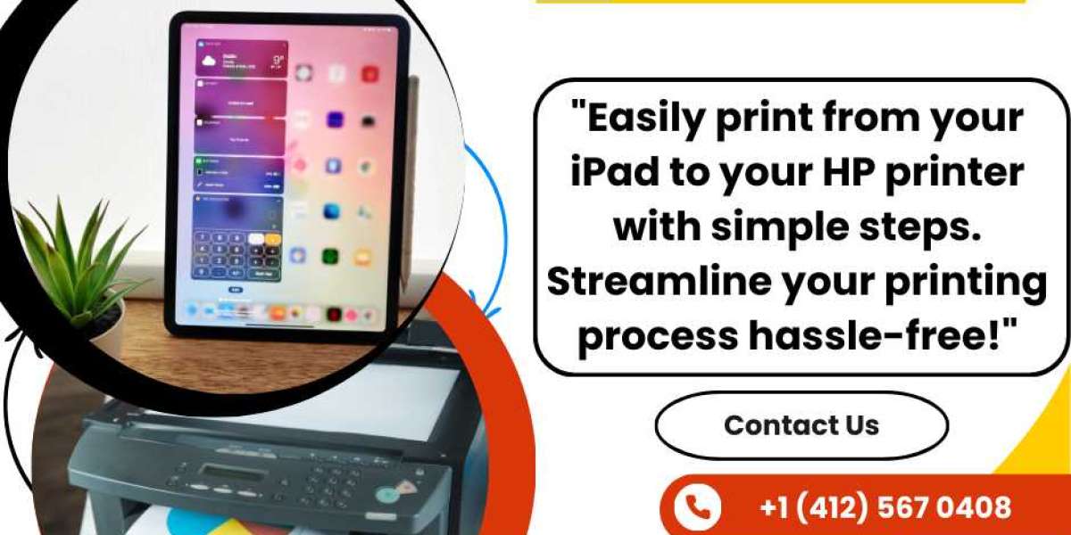 How To Print from iPad to HP Printer | +1 (412) 567 0408